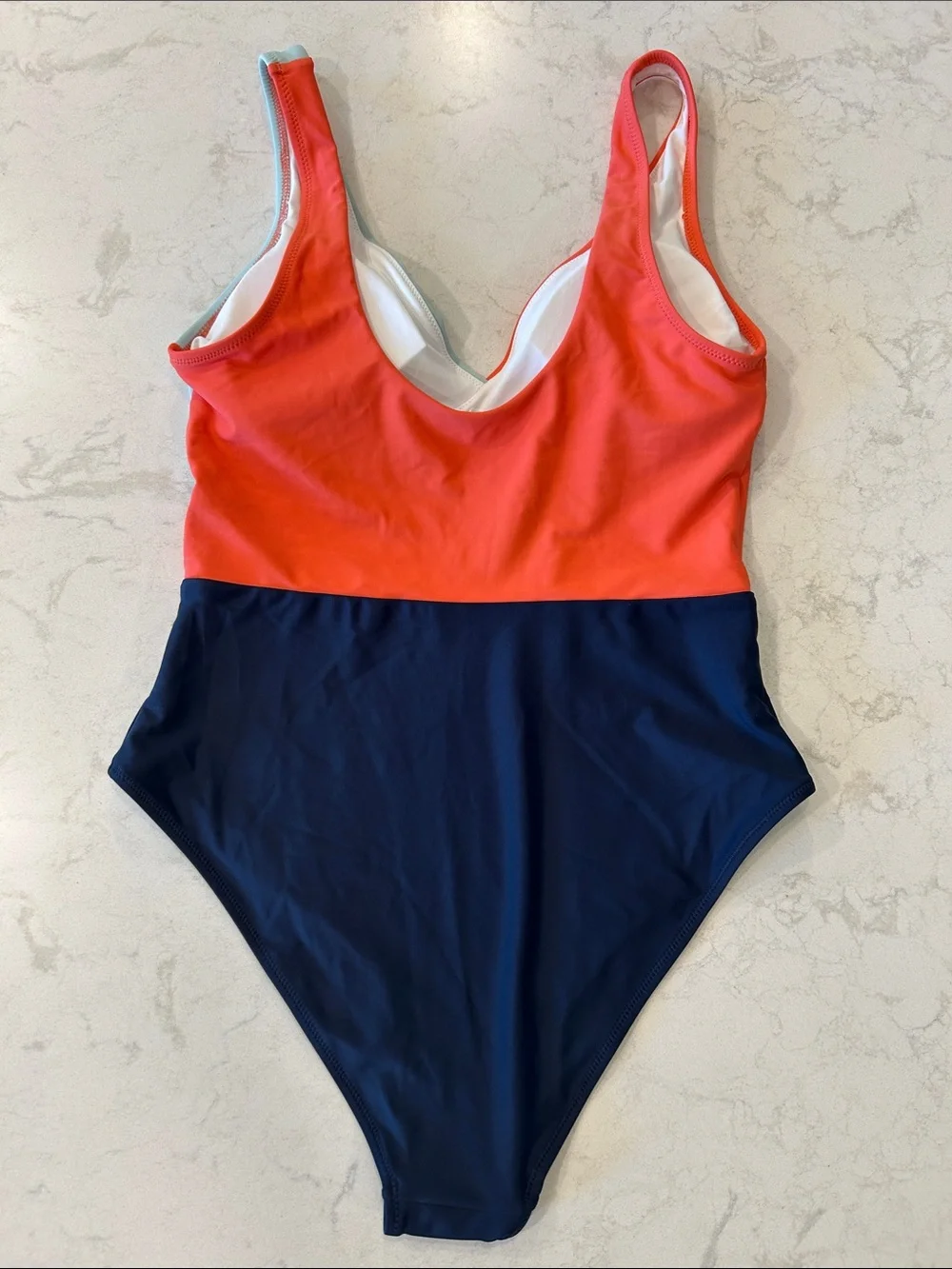 CUPSHE‎ Colorblock One-Piece Swimsuit Large NWT